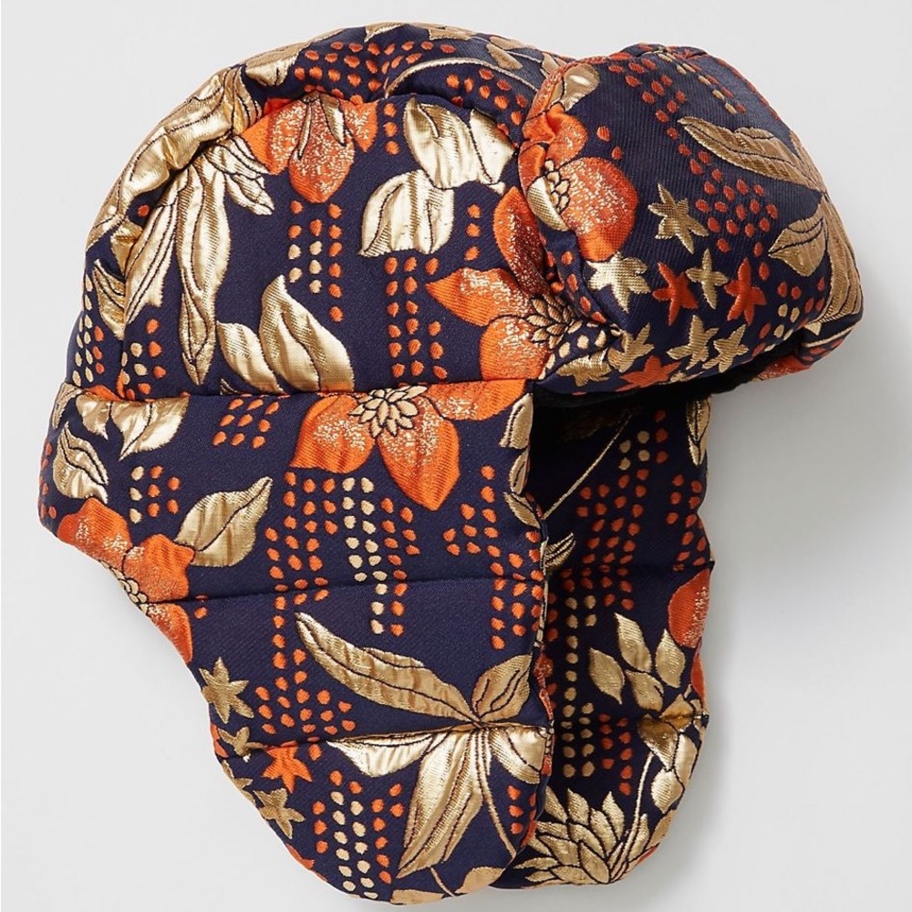COPY - Free People Brocade Trapper Hat -NWT